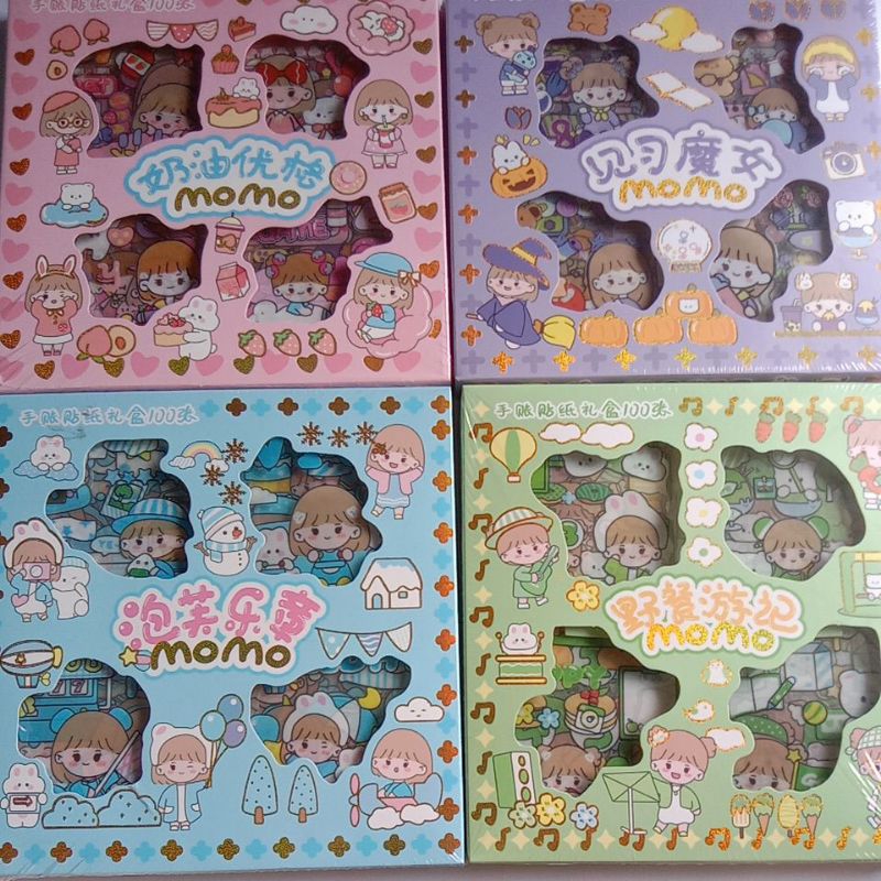 Jual Sticker Momo /Sticker tempel Karakter (10pcs) | Shopee Indonesia