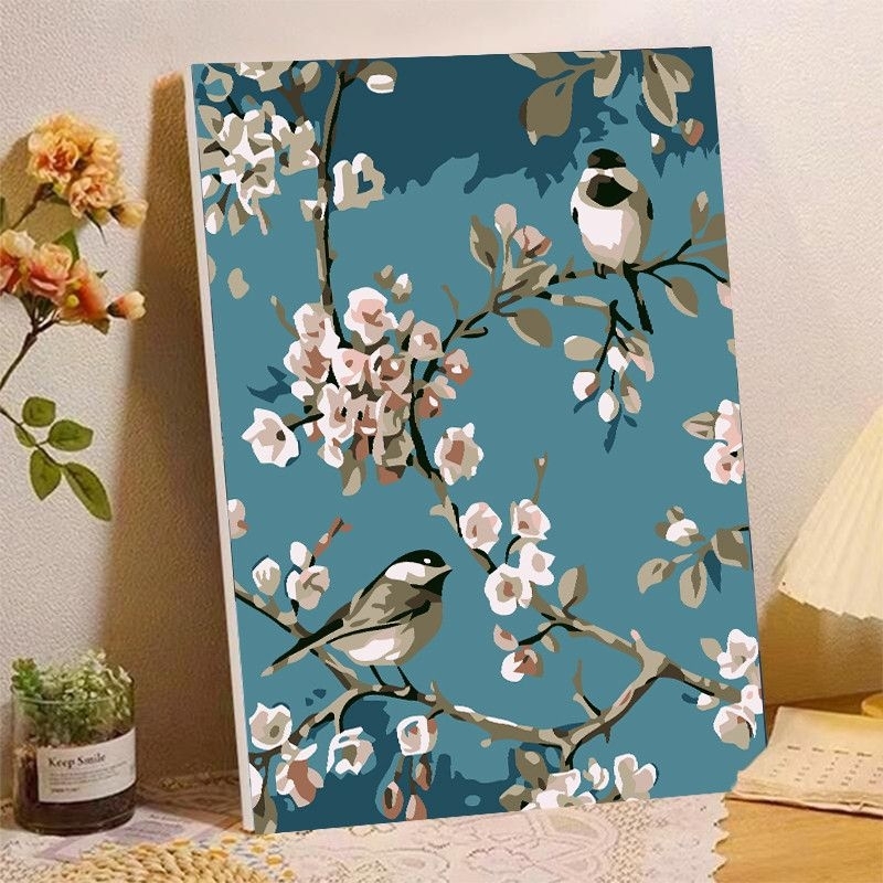 Jual PAINT BY NUMBER 20X30 CM DIY PAINT KIT WITH FRAME DIGITAL PAINTING