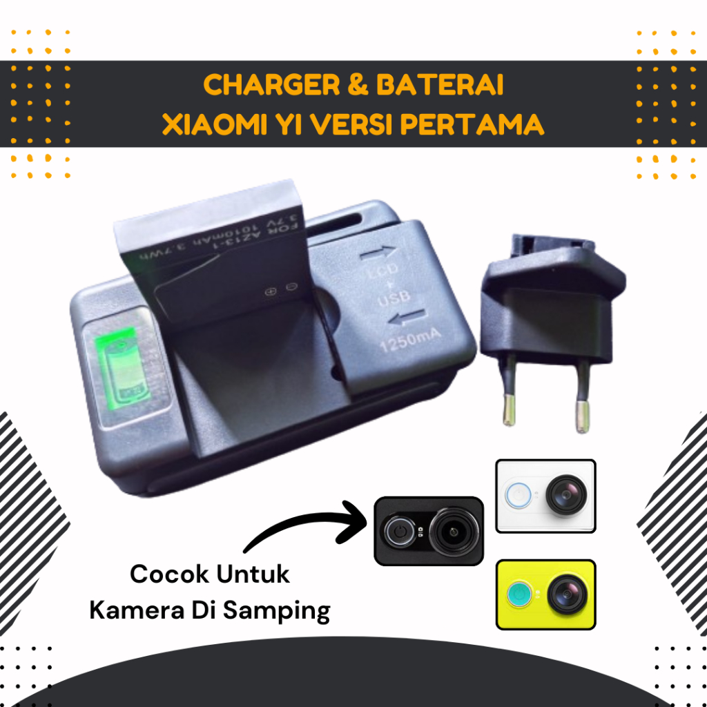 Dual Charger Desktop Action Cam ( Eken / Sbox / Kogan / Bpro