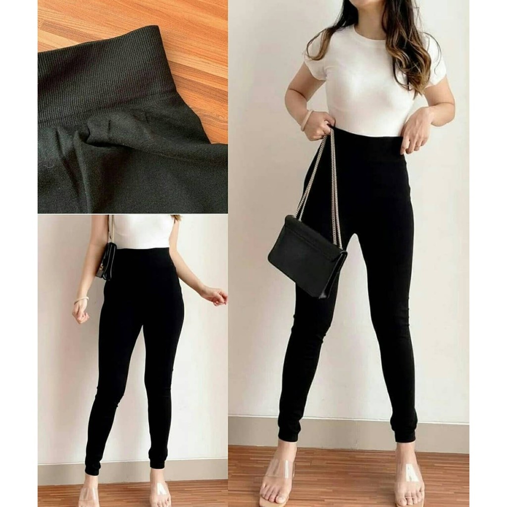 Jual Leging polos wanita import tebal inner leging polos | Shopee Indonesia