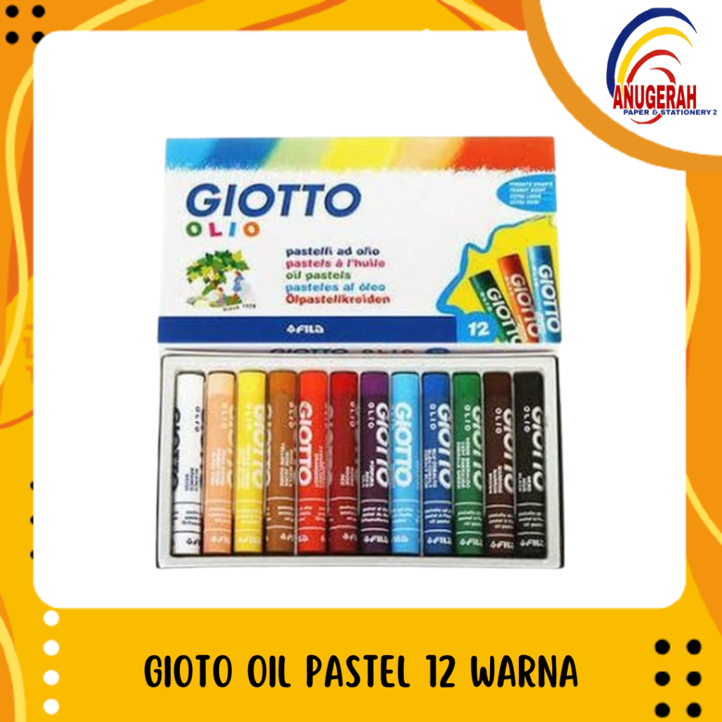 Jual CRAYON GIOTTO 12W OLIO FINE (PCS)