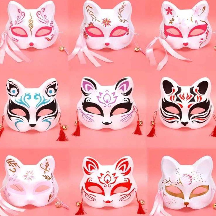 Jual Terlaku TOHK topeng kitsune fox bunkasai japanese festival mask ...
