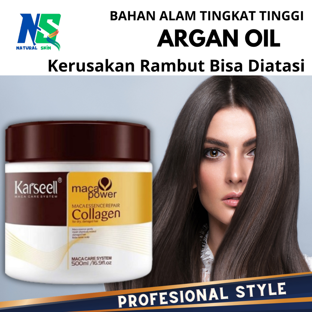 Jual KARSEELL Collagen Hair Mask Keratin Treatment - KARSELL Masker ...