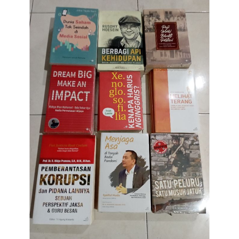 Jual Obral Buku Murah Buku Motivasi Bussines Inspirasi Saham Tranding