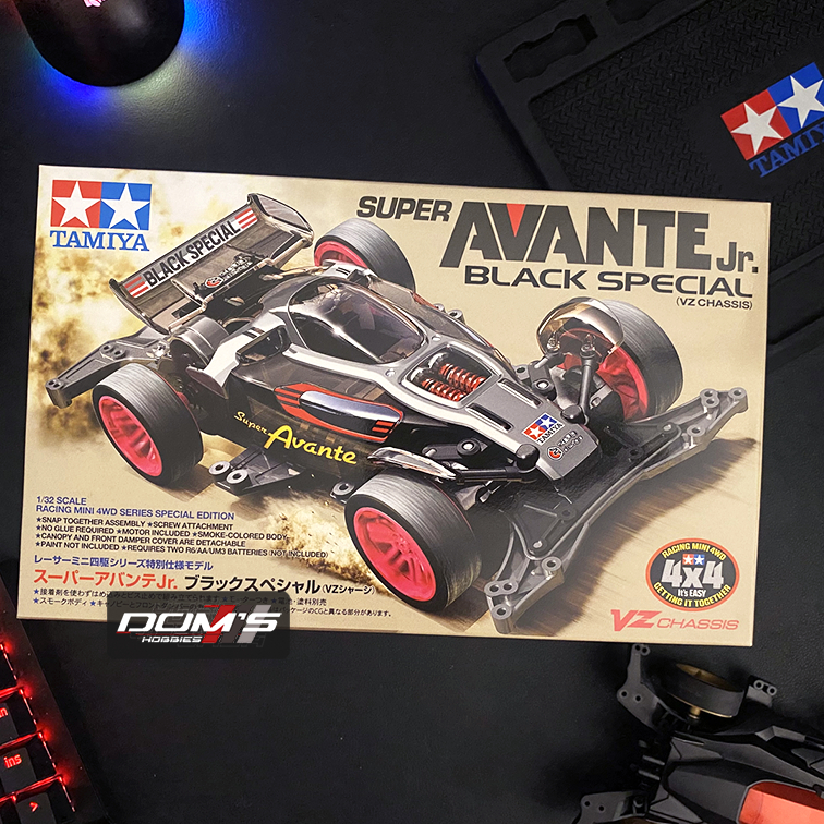 Jual TAMIYA 95648 SUPER AVANTE Jr. BLACK SPECIAL - VZ CHASSIS - RACING ...