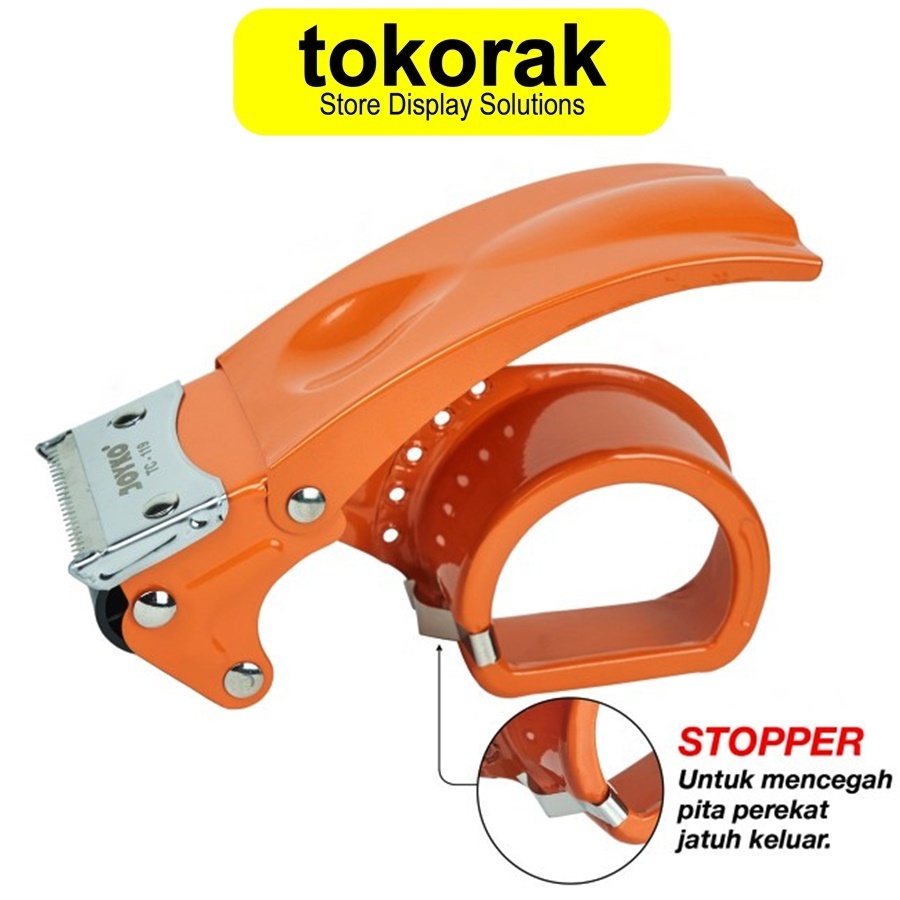 Jual Dispenser Tape Lakban Inch Joyko Besi Stopper Tc Cutter Opp Shopee Indonesia