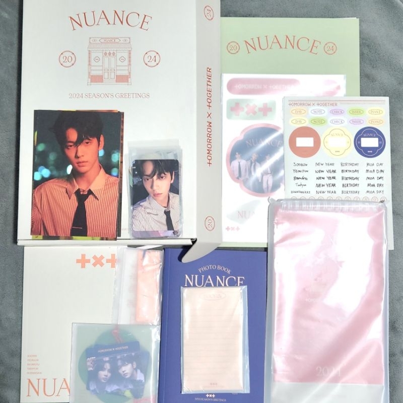 Jual [SHARING] TXT Season's Greetings 2024 [Nuance] Photobook/ Desk calendar / Folded Calendar