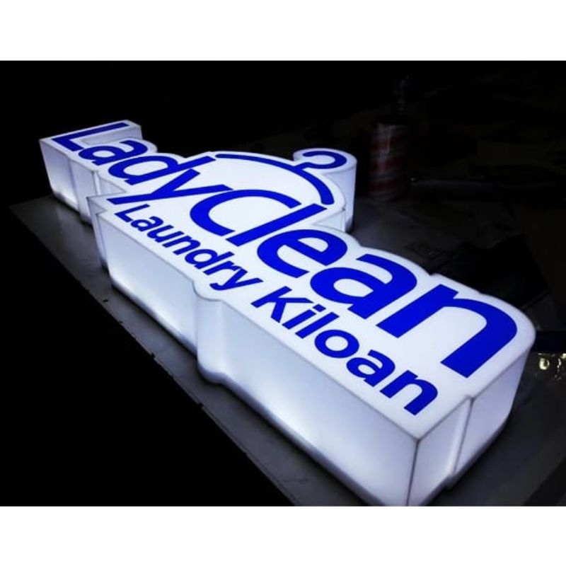 Jual CUSTOM NEON BOX AKRILIK LED CUSTOM PAPAN NAMA TOKO USAHA BRAND ...