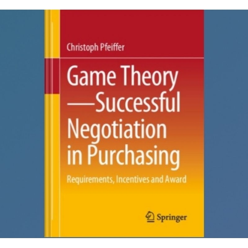 Jual Buku Game Theory - Successful Negotiation in Purchasing ...