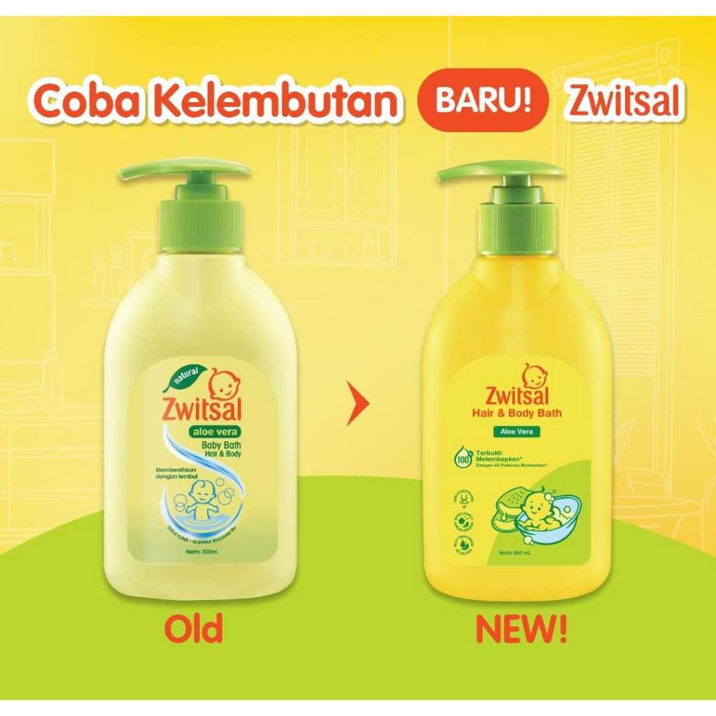 Jual Zwitsal Baby Bath HAIR & BODY PUMP 300ml / Switzal Sabun Shampoo ...