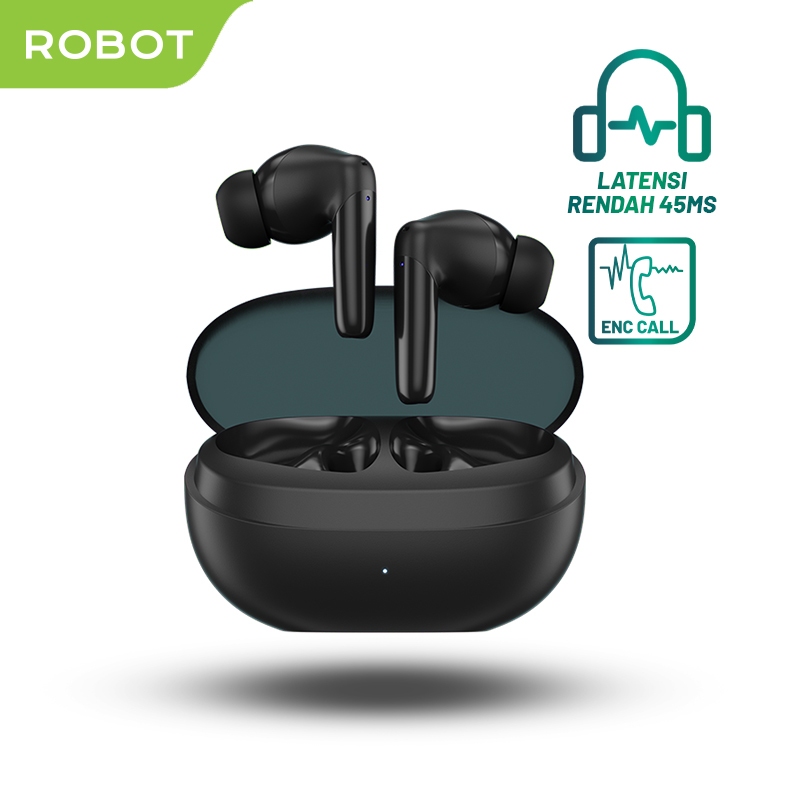 Jual Robot Tws Flybuds T Nc Earphone Bluetooth Wireless In Ear Enc Bt