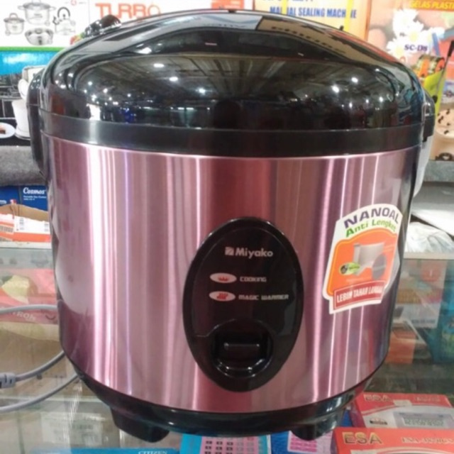 Jual Miyako Rice Cooker/Magic Warmer Plus MCM-508 SBC Stainless 1.8 ...