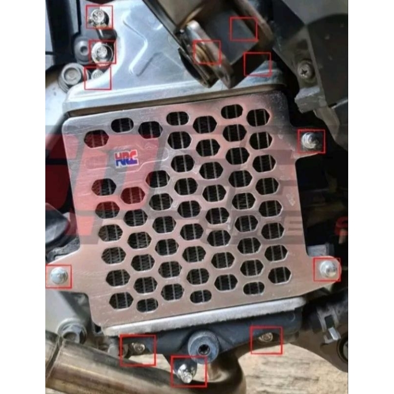 Jual Baut set radiator Vario 125/150 pcx 150 adv stainless 2 kunci ...