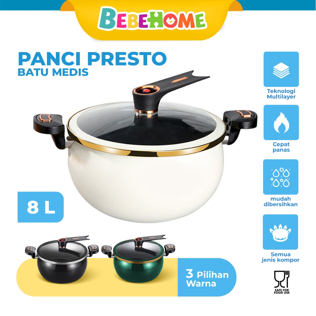 Jual Bebehome By Tifale Panci Presto Batu Medis Premium Liter High Quality Presto Batu Medis