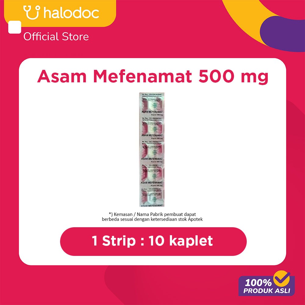 Jual Asam Mefenamat 500 Mg 10 Kaplet Shopee Indonesia