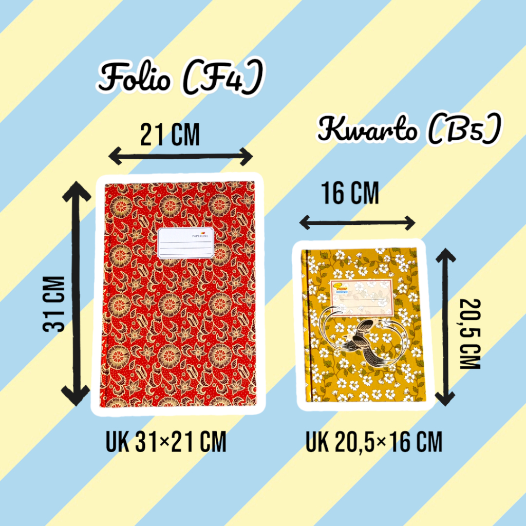 Jual Vision Buku Tulis Cover Keras Kwarto / ukuran F4 Folio Book Hard