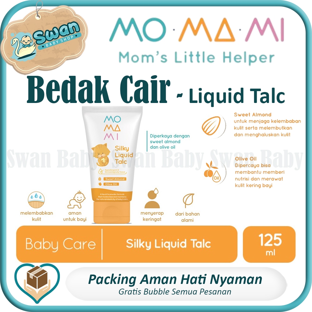 Jual Momami Silky Liquid Talc / Bedak Bayi / Bedak Cair Bayi | Shopee