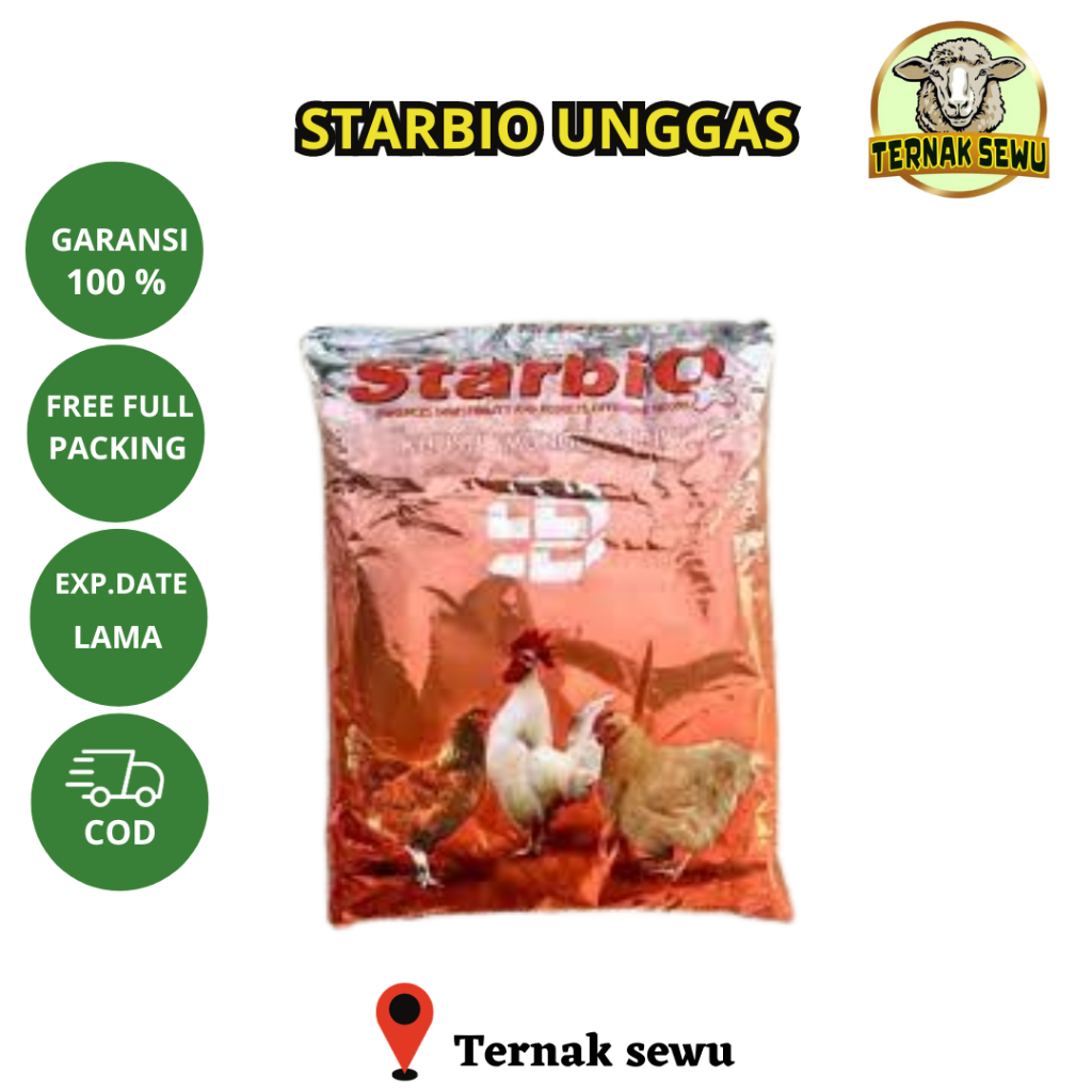 Jual STARBIO AYAM PROBIOTIK SERBUK UNTUK TERNAK UNGGAS AYAM ITIK - 1KG ...