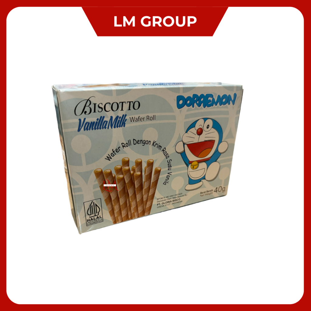 Jual Biscotto Wafer Sticks Doraemon Chocolate Vanilla Gr Shopee