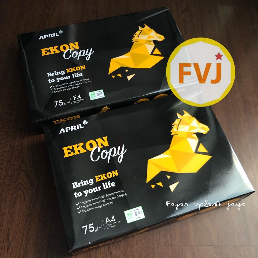 Jual Hvs Ekon Copy Paper 75gsm F4 Folio Dan A4 Bukan Sidu Kertas