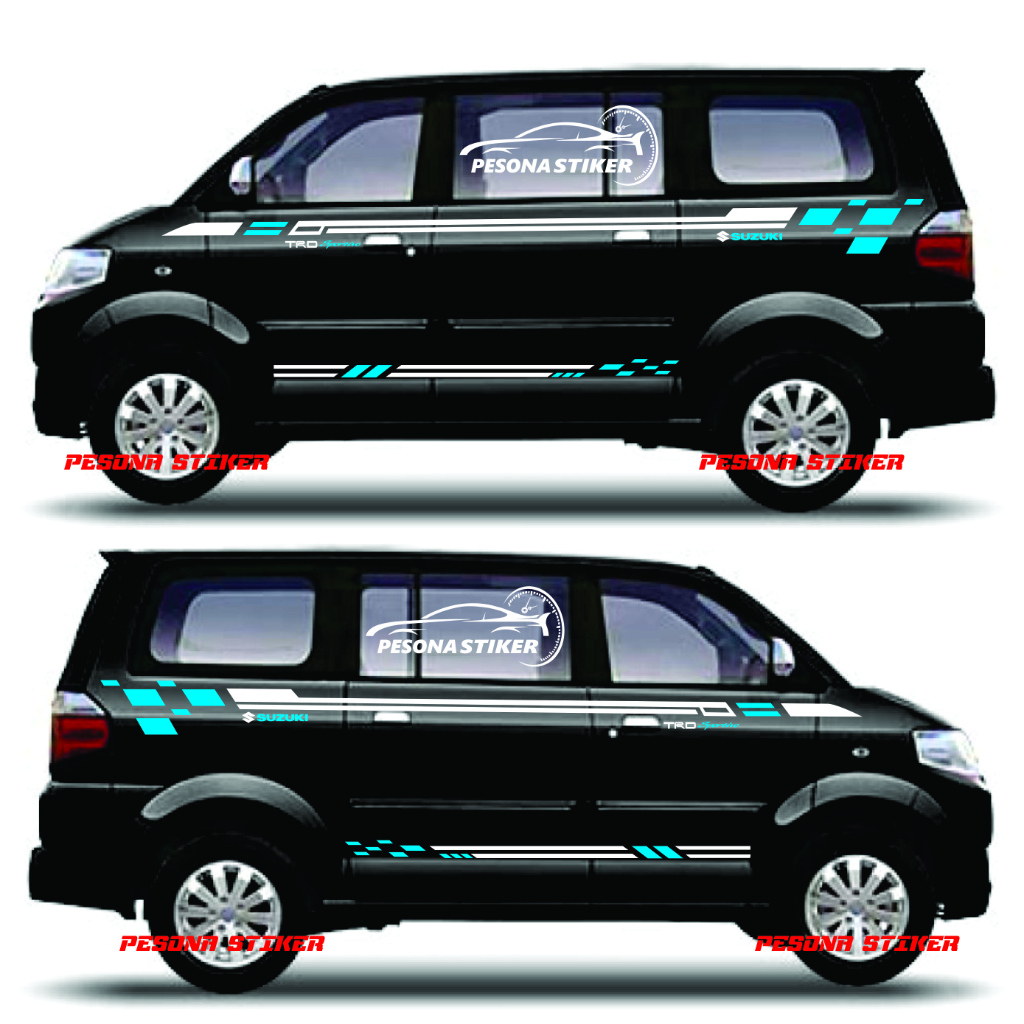 Jual Sticker Stiker Striping List Apv sport Stiker Cutting Body Mobil ...
