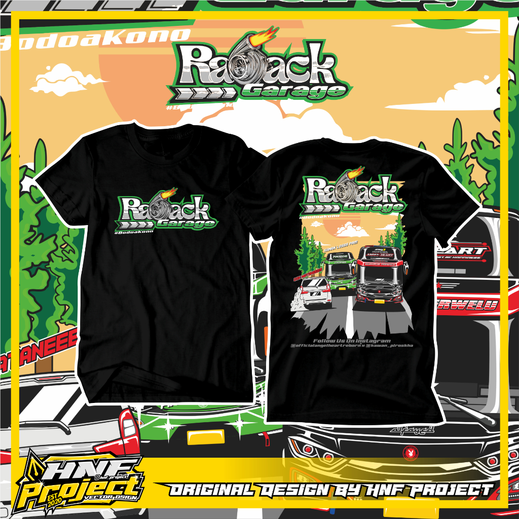 Jual KAOS RABAK GARAGE AL FAYED FREE STIKER | Shopee Indonesia