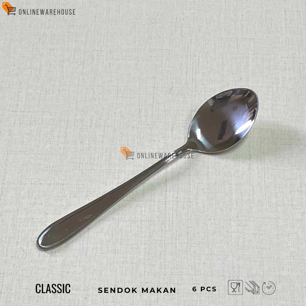 Jual CLASSIC Sendok Makan Stainless | Shopee Indonesia