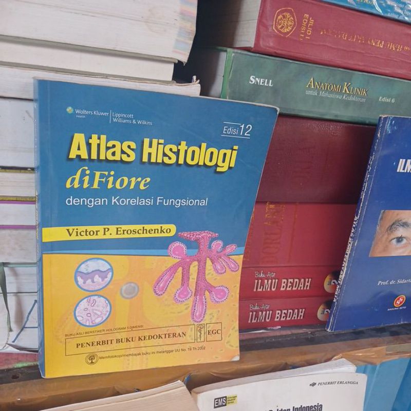 Jual ATLAS HISTOLOGI DIFIORE EDISI 12,BEKAS ORIGINAL | Shopee Indonesia