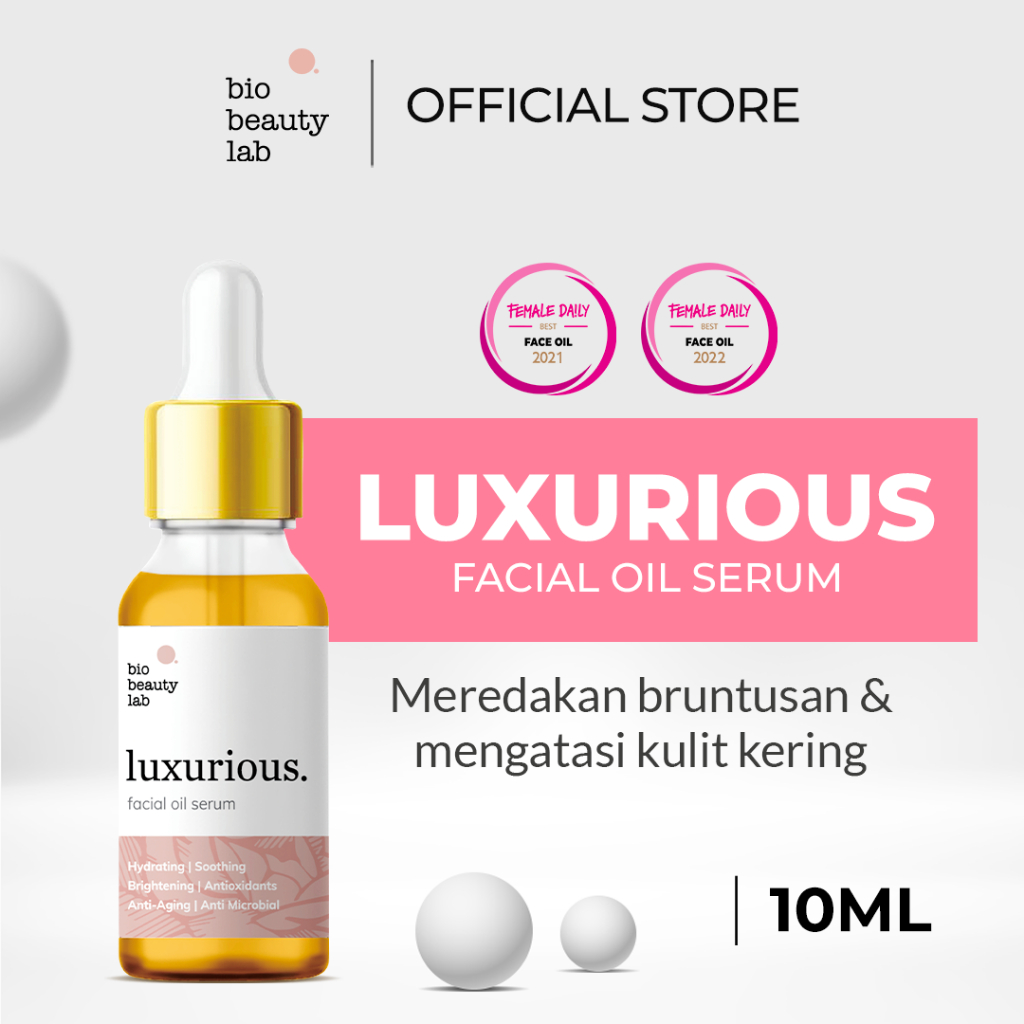 Jual Bio Beauty Lab 10ml Luxurious Facial Oil Serum Shopee Indonesia