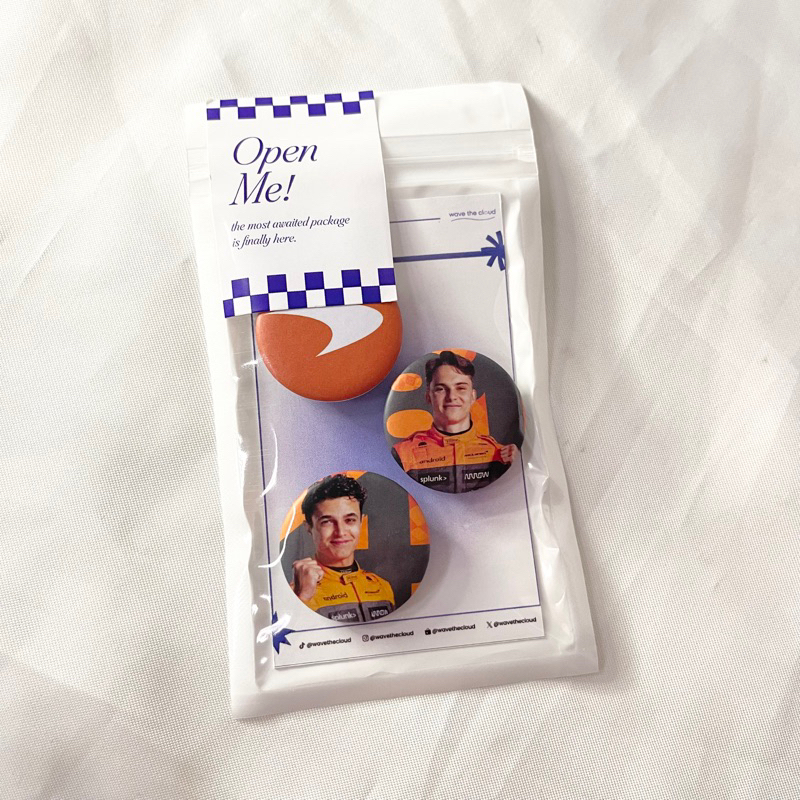 Jual [READY STOCK] Pin Button F1 | McLaren Lando Norris Oscar Piastri ...