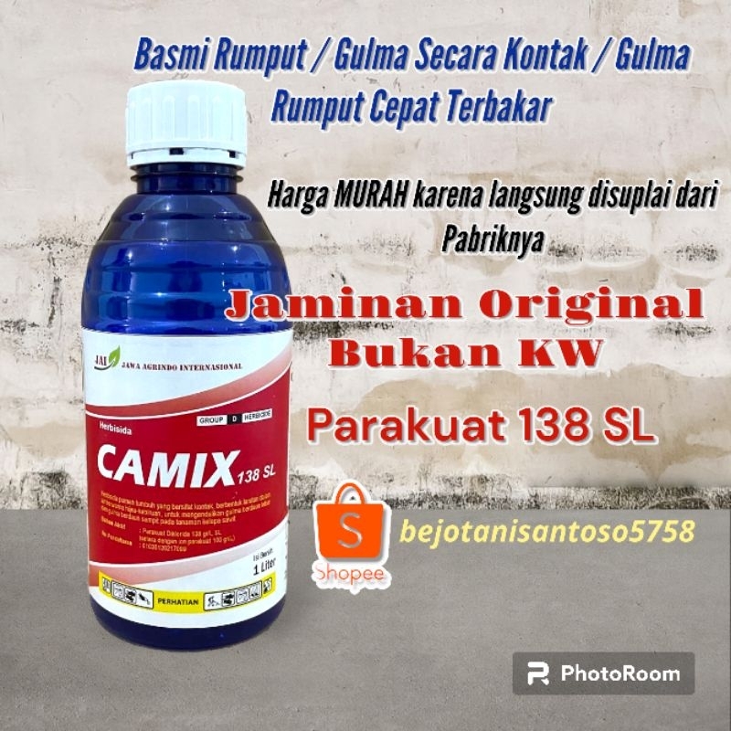 Jual Stok Baru Basmi Rumput Gulma merk CAMIX 1 Liter Parakuat 138 SL ...
