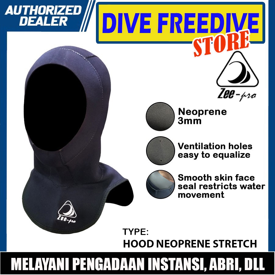 Slinx 5MM Thickened Neoprene Scuba Dive Caps Hood Hat Keep Warm Cold Proof Winte