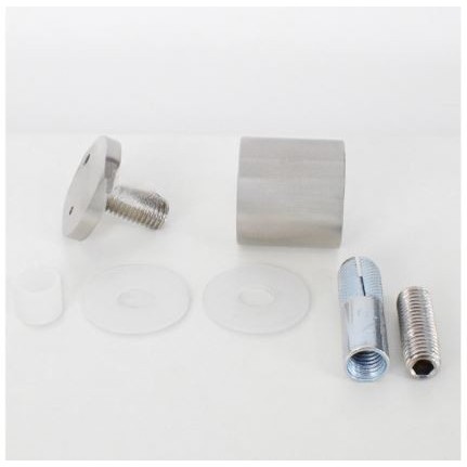 Jual Pin Kaca/Tempered Glass Pin Holder/Penjepit Kaca Tembok Railing ...