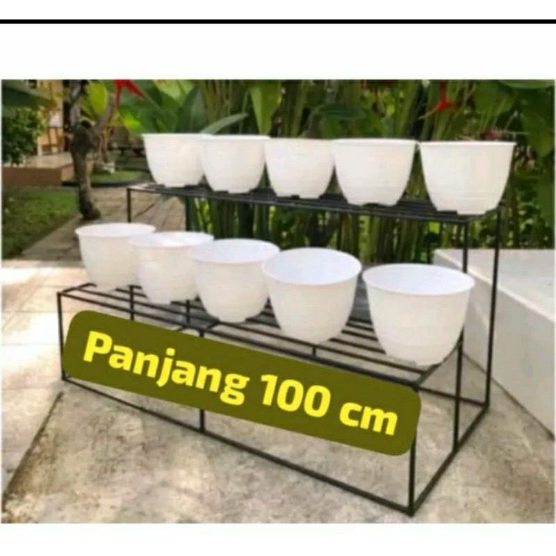 Jual Standing Pot Susun Dan Rak Bunga Besi Susun Shopee Indonesia