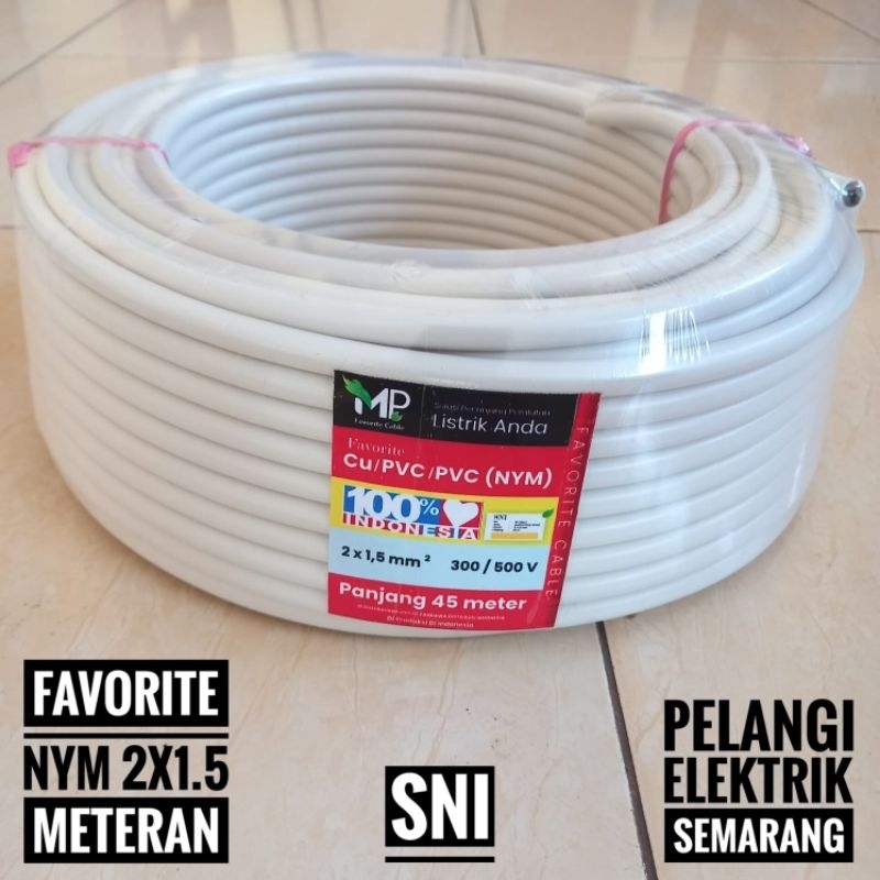 Jual Favorite Kabel Listrik Nym X X Kawat Tembaga Sni Ecer