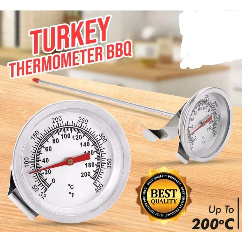 Jual Termometer Minyak Dapur 23cm, 30cm, 40cm / Ukur Suhu Kopi Susu ...