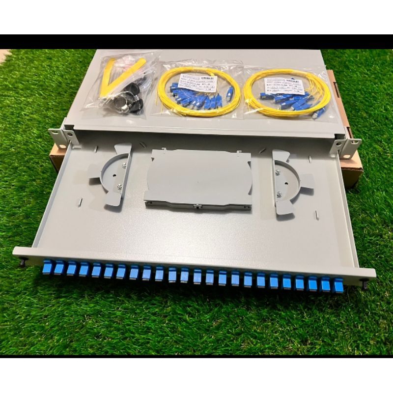 Jual OTB 24 CORE RACKMOUNT KOMPLIT 24 PIGTAIL+ ADAPTER | Shopee Indonesia