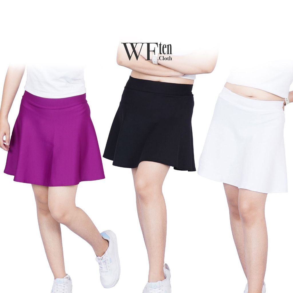 Jual Rok Pendek Olahraga Senam Gym Zumba Dancer Skirt Flare Rok Mini ...