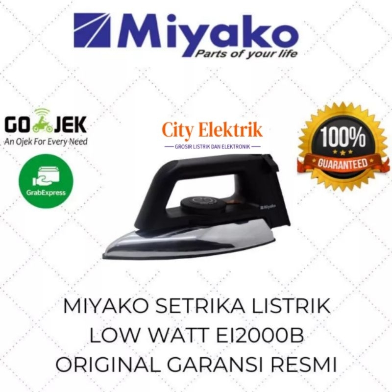 Jual Setrika Miyako EL - 2000 B Garansi Resmi | Shopee Indonesia