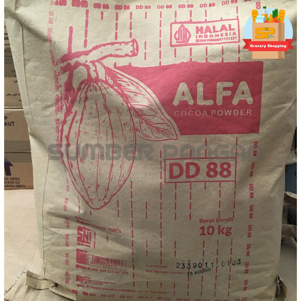 Jual ALFA Cokelat Bubuk / Cocoa Powder / Coklat Bubuk PAHIT 10kg