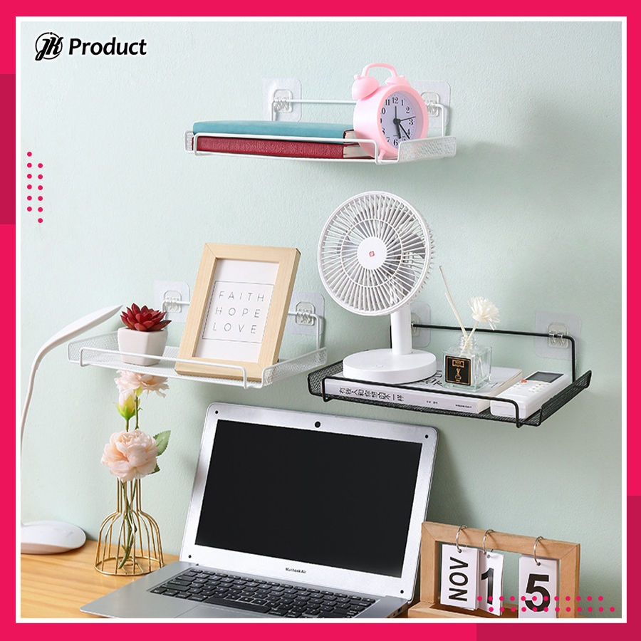 Jual Rak Besi Tempat Modem Router Wifi Buku Alat Tulis Gantung Tempel ...