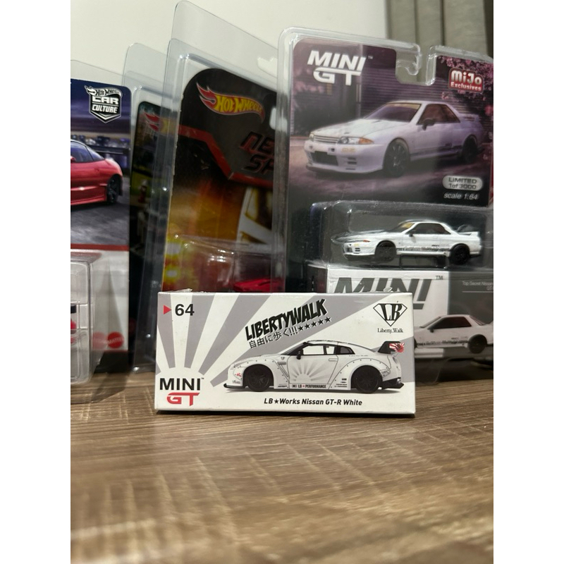 Jual Mini GT 64 LB Works Nissan GTR White LBWK MiniGT | Shopee Indonesia