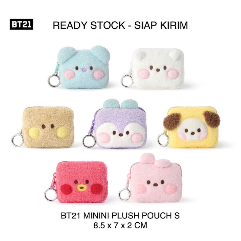 Jual [READY STOCK] BT21 MININI PLUSH POUCH S | Shopee Indonesia