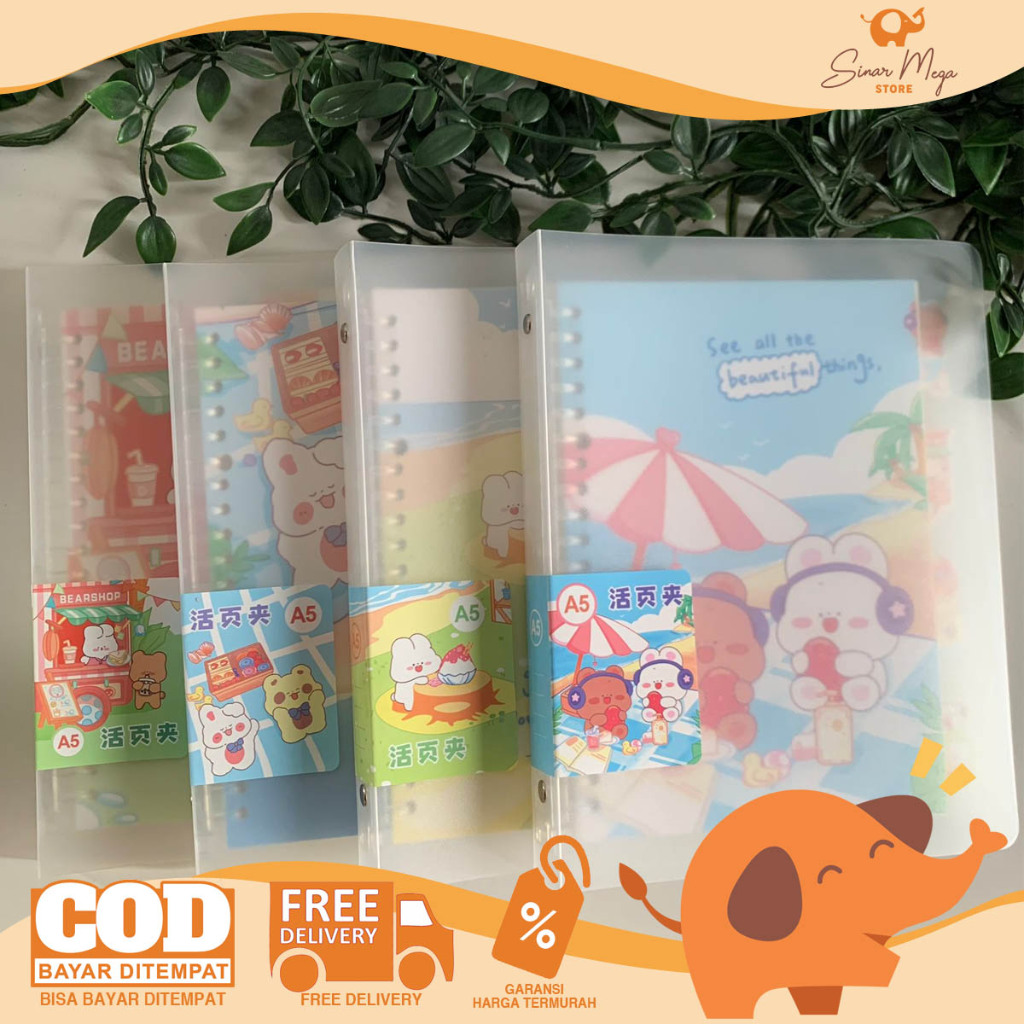Jual Map Binder A5 ZH-2518-4 / Loose Leaf Binder A5 | Shopee Indonesia