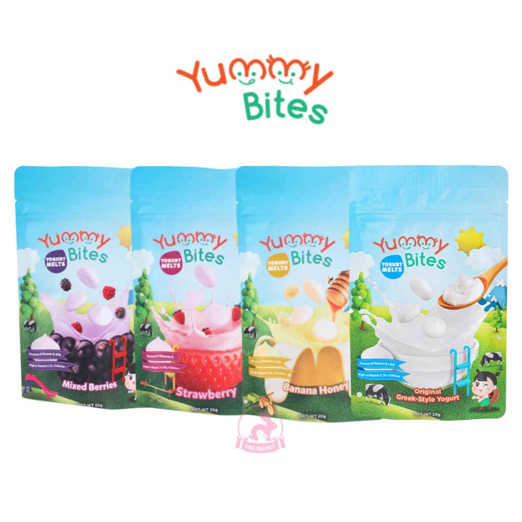 Jual 12+ YUMMY BITES YOGURT MELTS 20G | Shopee Indonesia