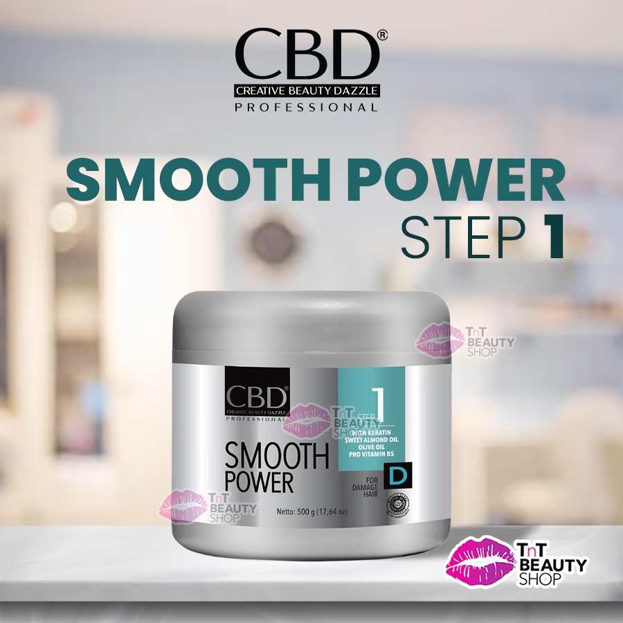 Jual CBD Professional Smooth Power Step 1 D for Damaged Hair 500gr ...