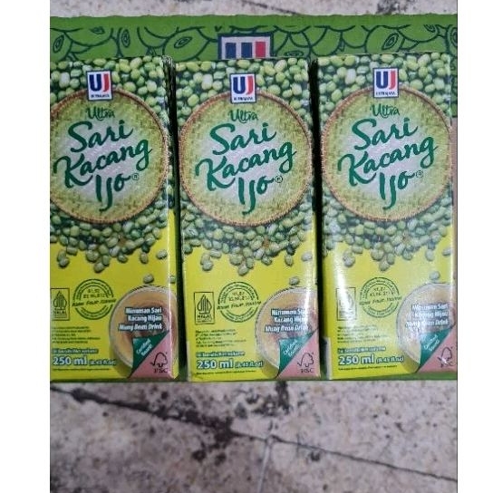 Jual Ultra Sari Kacang Ijo 250ml Shopee Indonesia