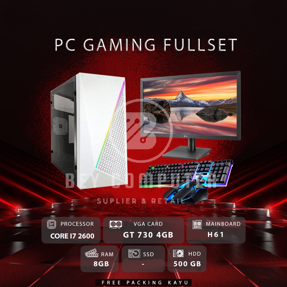 Jual KODE M74S PC GAMING CORE I7 26 VGA 4GB GT73 RAM 8GB HDD 5 GB ...