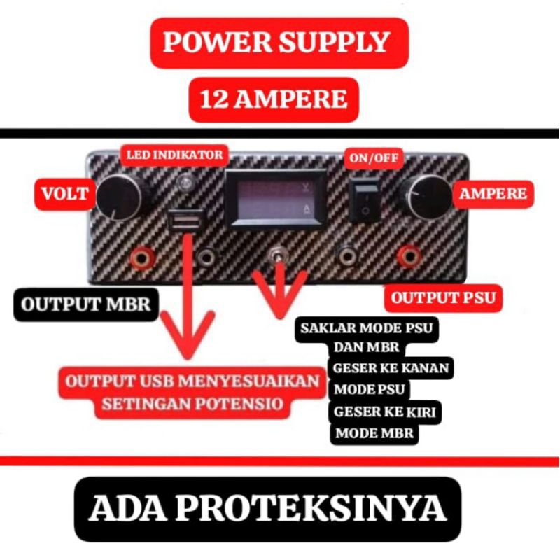 Jual Power Supply Mbr 5A 12A + Short Proteksi | Shopee Indonesia