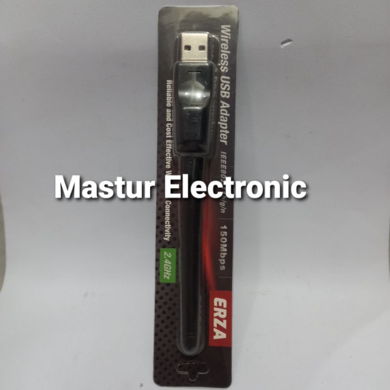 Jual USB WIFI ERZA WIRELESS ADAPTER 150 MBPS DONGLE SET TOP BOX TV ...